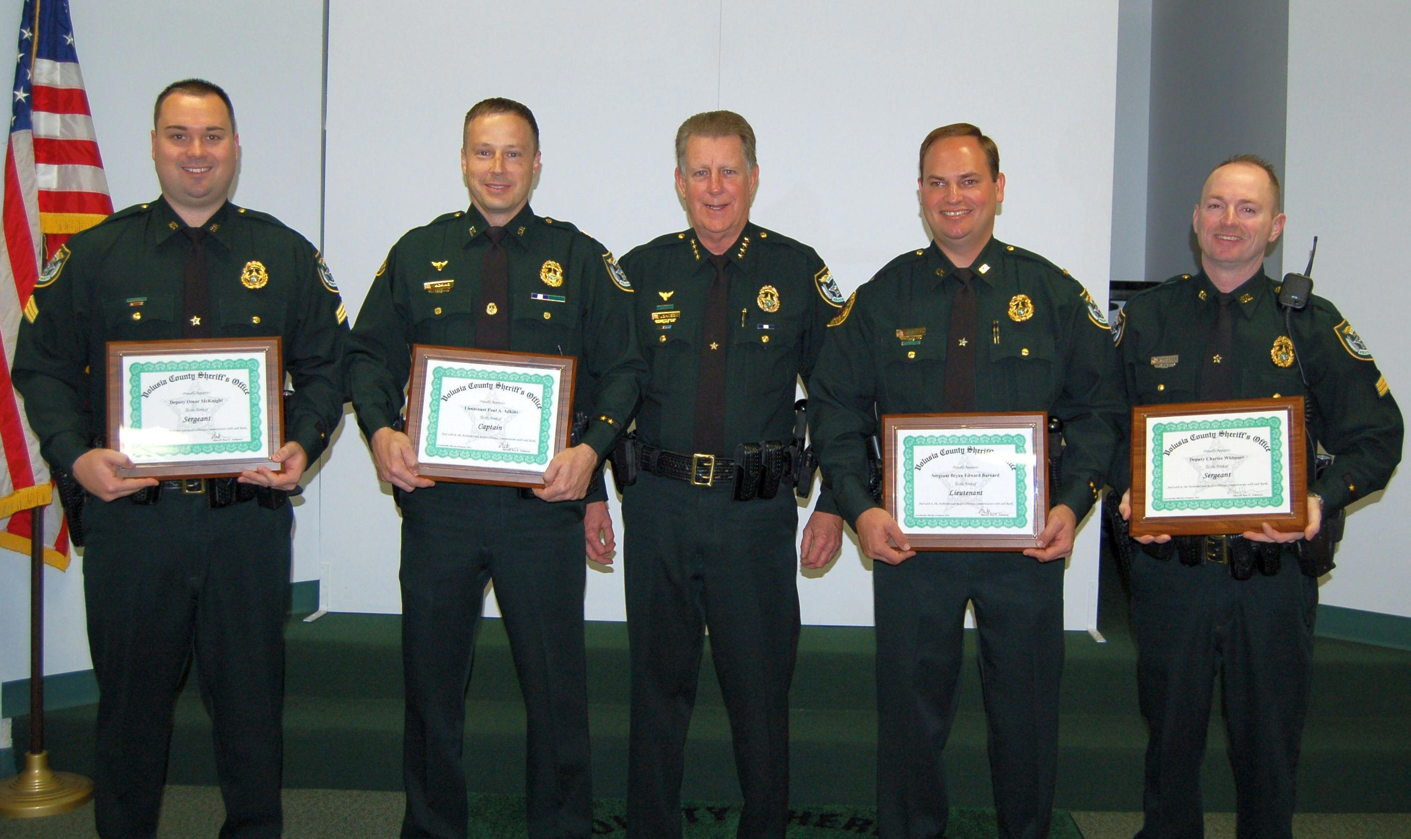 New Captain Tops List Of Sheriff's Office Promotions  Image