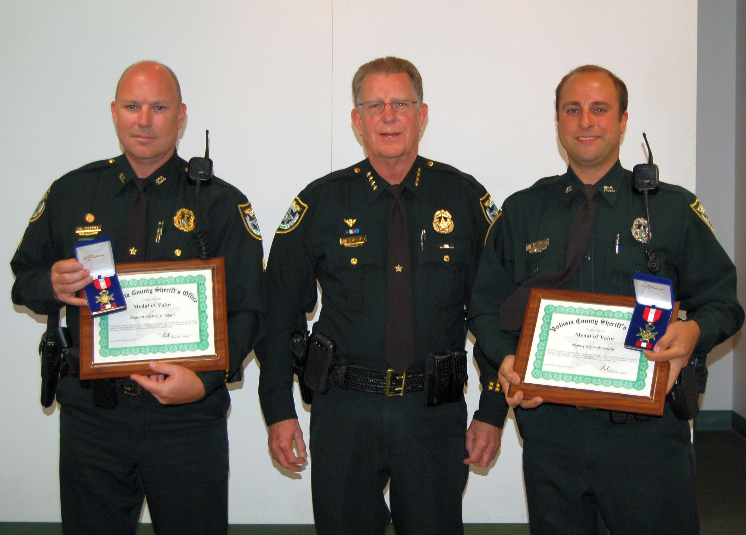 Deputies Honored For Saving Baby From Burning House Image