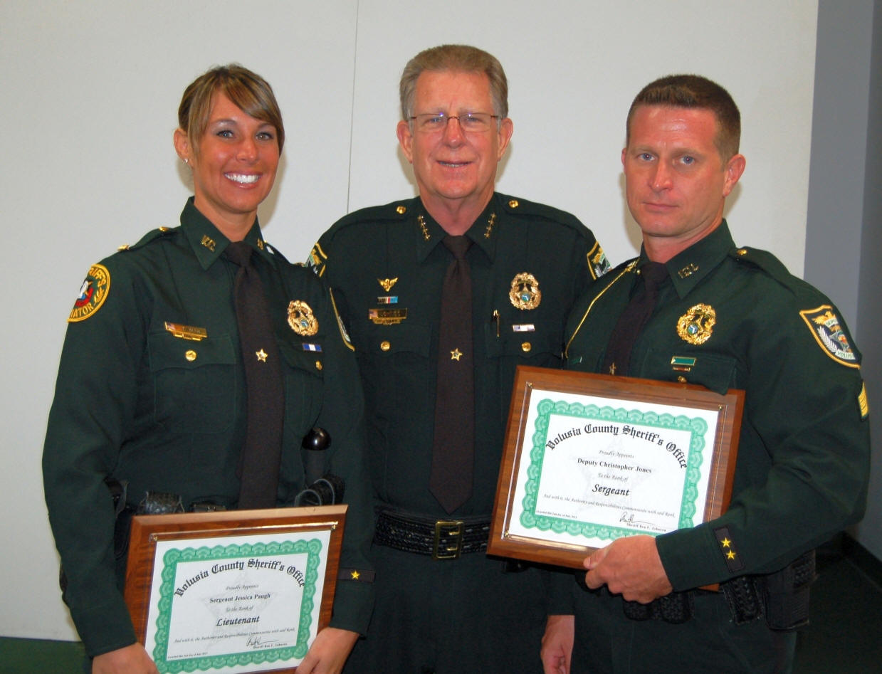 Two Deputies Earn Promotions From Sheriff Johnson Image