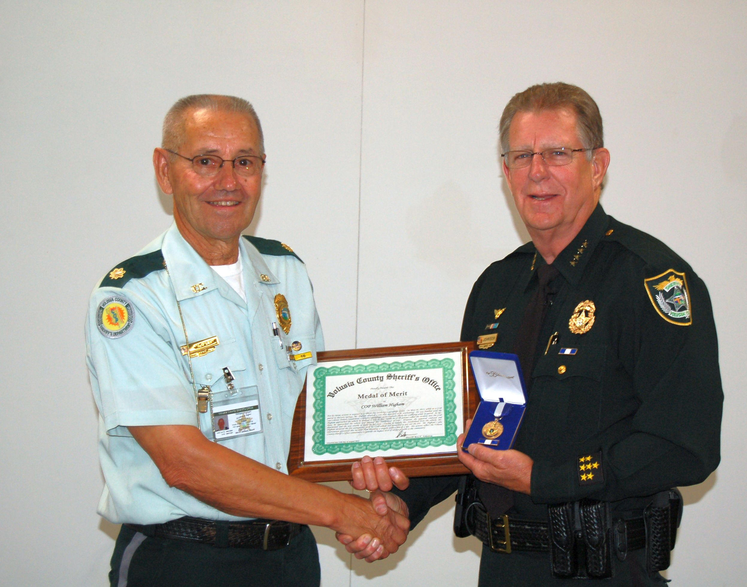 Sheriff's Office Volunteer Honored For Life-Saving Heroics Image