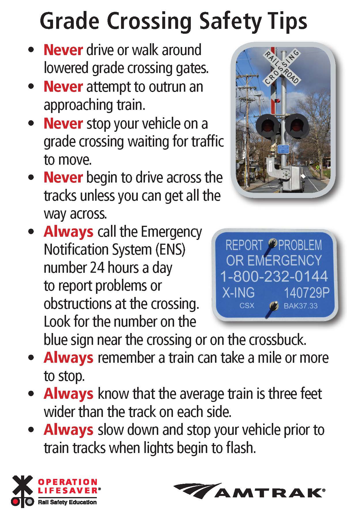 VCSO Participating In 'Operation Clear Track' With Focus On Railroad Crossing Safety Image