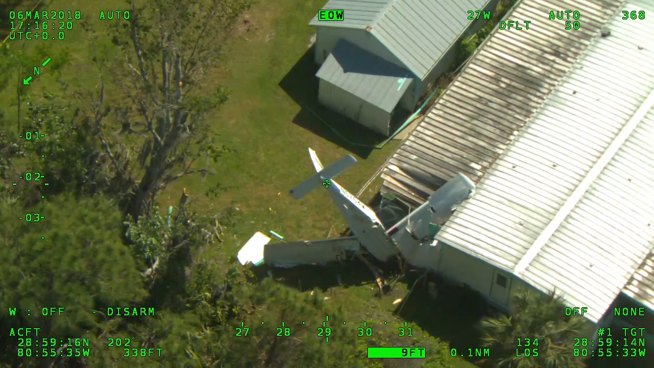 2 Injured In Plane Crash Image