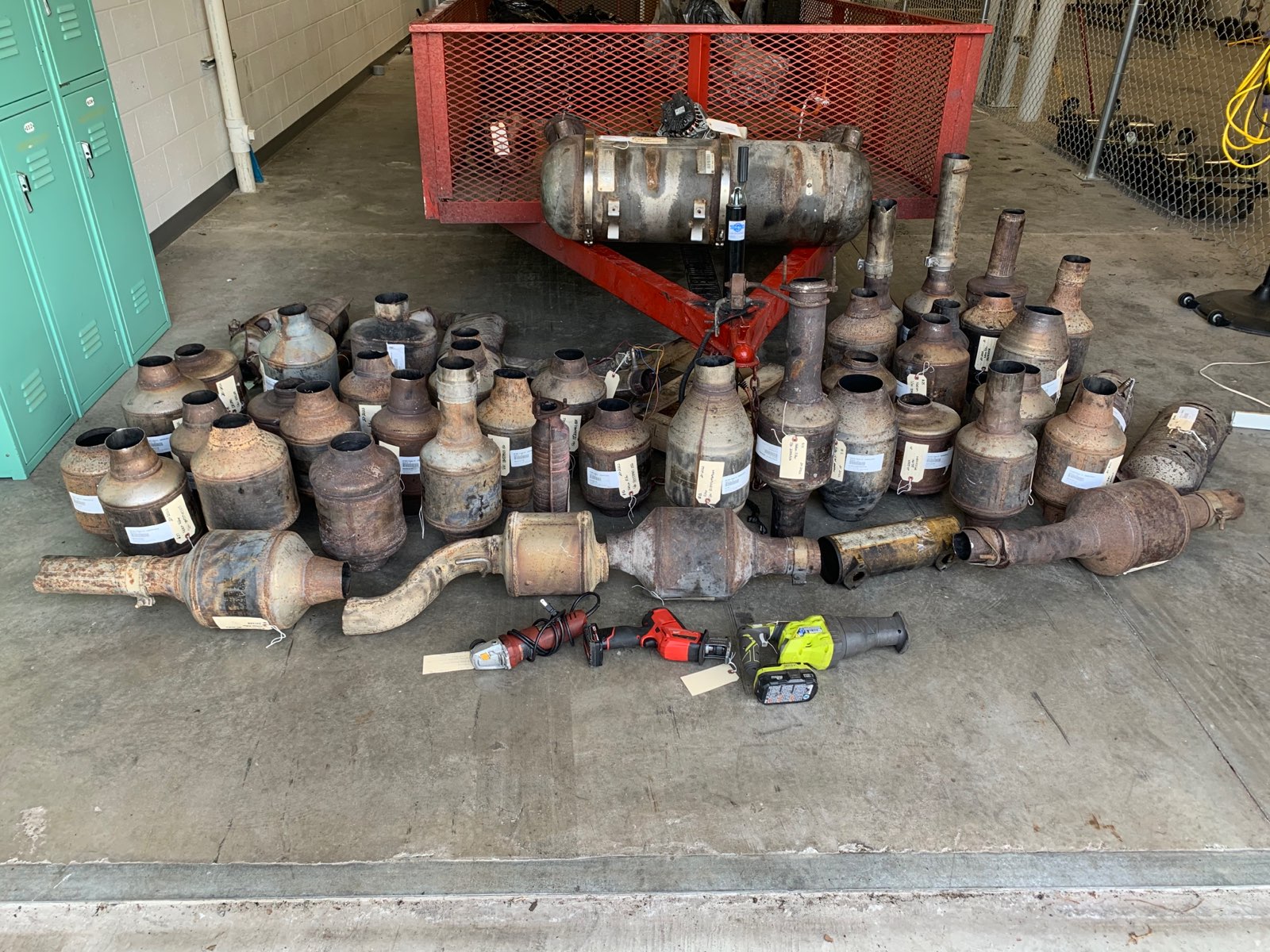 PHOTOS: 5 Arrested, Cash Seized In Operation Targeting Spike In Catalytic Converter Thefts Image